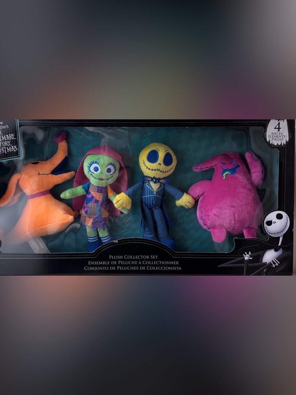 Disneys Tim Burtons The Nightmare Before Christmas 4 Piece Plush Collector Set